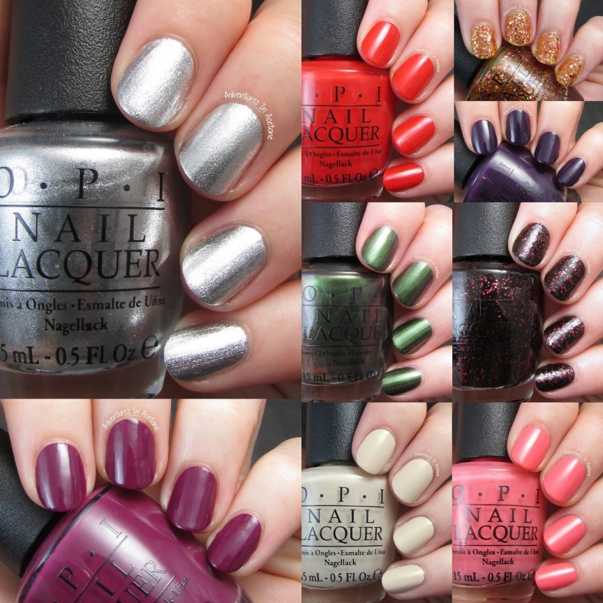 Swatch Saturday: OPI Coca Cola Collection! - Adventures In Acetone