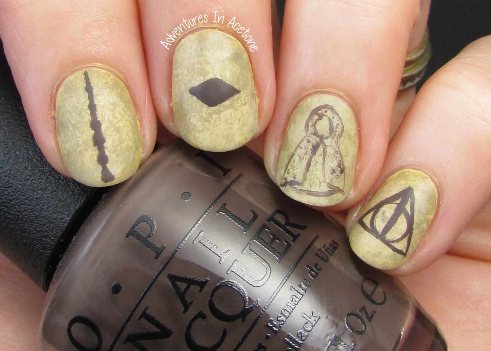 The Digit-al Dozen DOES Fairy Tales, Day 1: The Tale of the Three Brothers (Harry  Potter Nail Art) - Adventures In Acetone
