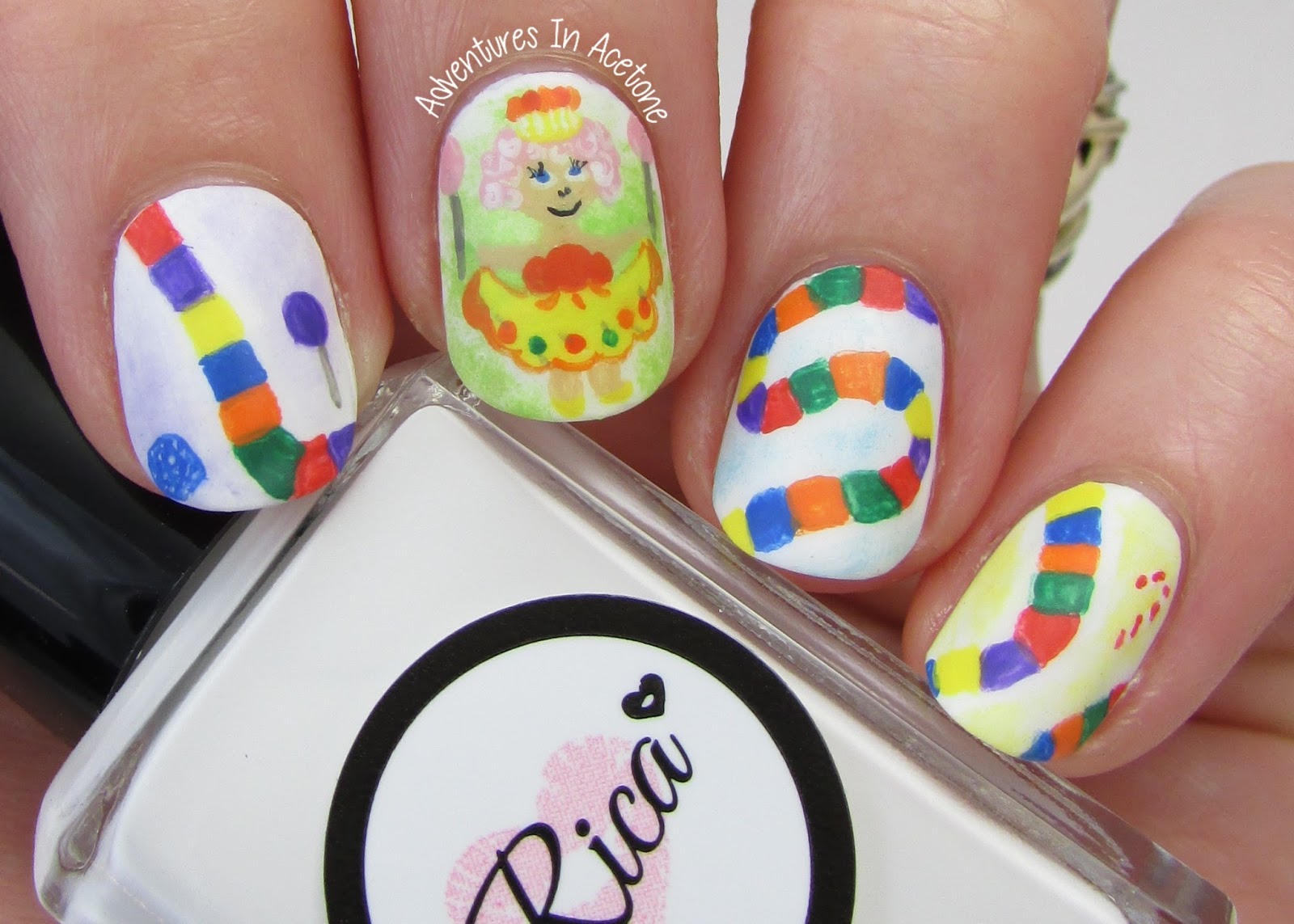 The Digit-al Dozen DOES Childhood, Day 5: Candy Land Nail Art! - Adventures  In Acetone