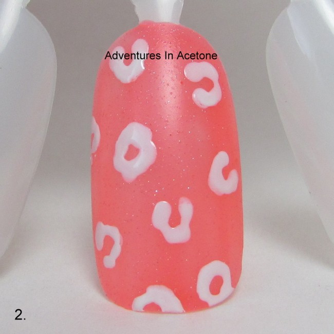 Cheetah Print Pond Mani Tutorial Step 2