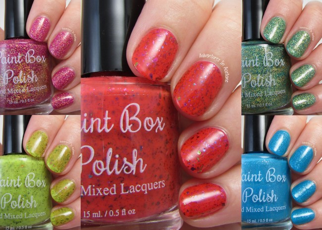 Paint Box Polish North Shore Collection Collage