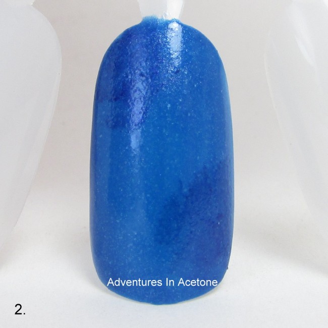 Patriotic Galaxy Nail Art Tutorial step 2