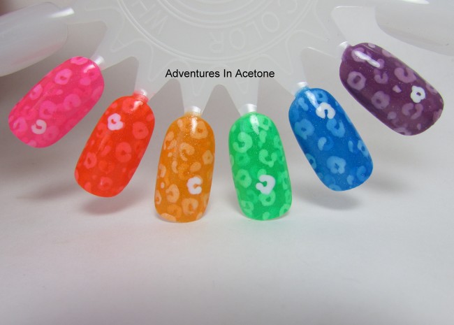 The Nail Junkie Neon Shimmer Jellies 1