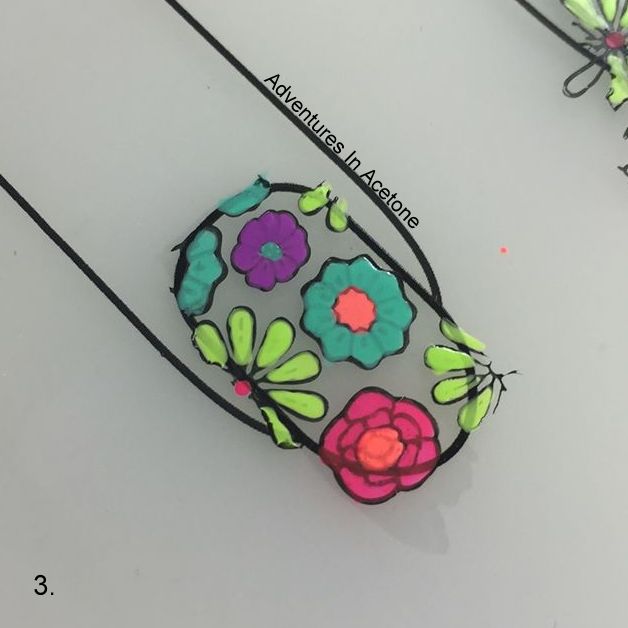 Tutorial Tuesday: Double Stamping Floral Decals with the ÜberChic Über Mat  - Adventures In Acetone