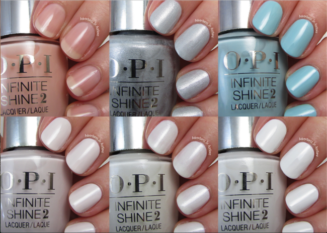 OPI Infinite Shine SoftShades Collection Collage