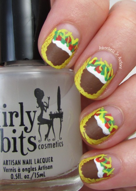 Taco Nail Art 2