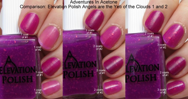 Elevation Polish Angels are the Yeti of the Clouds 2 Comparison