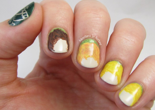 Lord of the Rings nail art 1