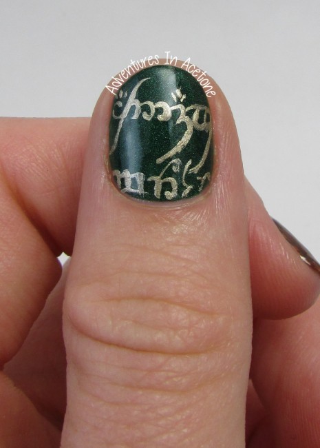 Lord of the Rings nail art 2