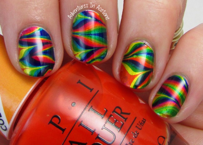 OPI Color Paints Water Marble 2