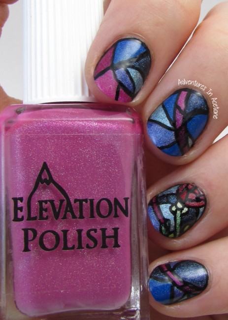 Stained Glass Nail Art 2