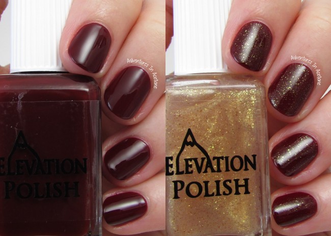 Elevation Polish November Yeti Duo collage