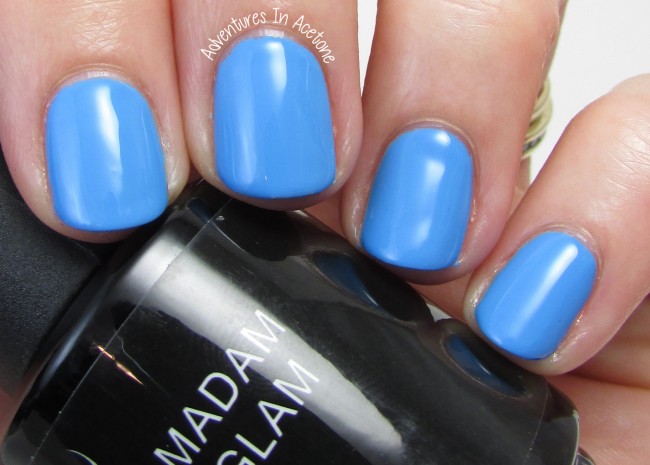 Madam Glam Aqua Blue soak off gel 2