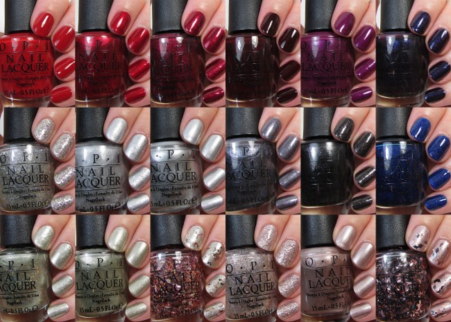 OPI Starlight Collection Collage
