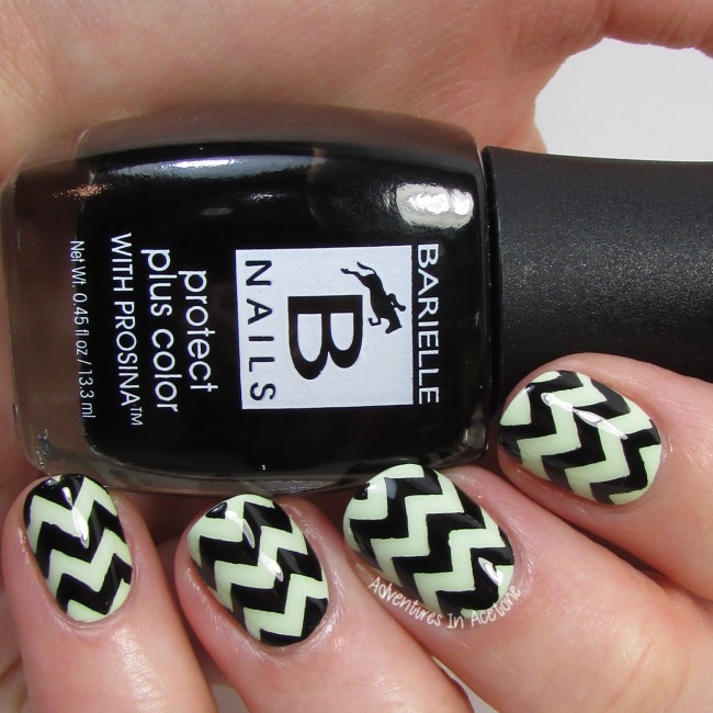 Barielle Chevron Nail Art 1