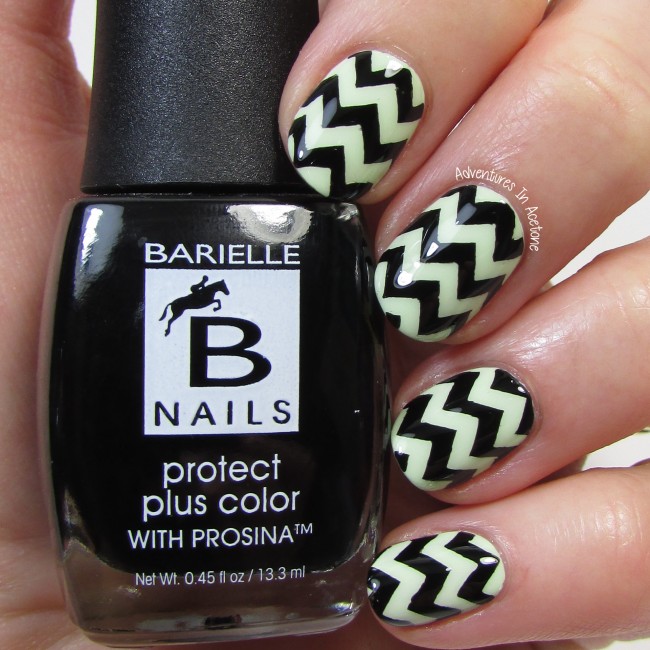 Barielle Chevron Nail Art 2