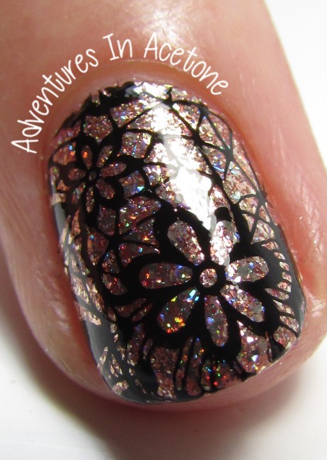 Holo Lace Nail Art 3