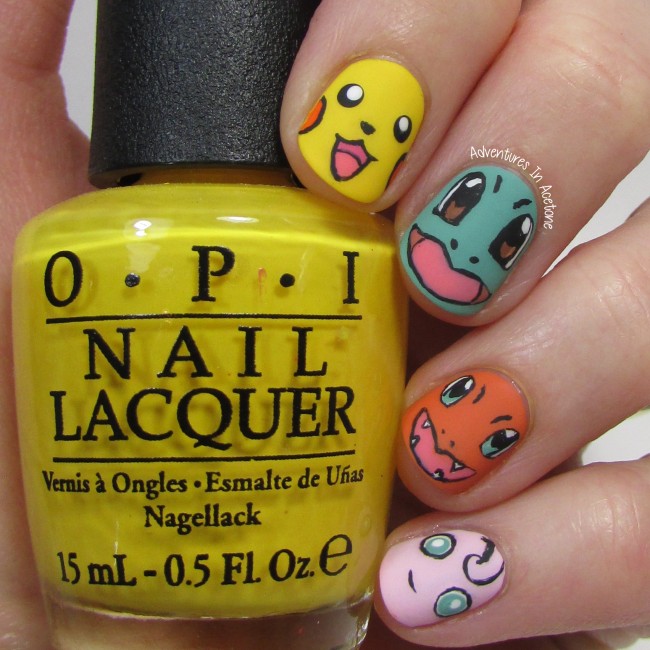 Pokemon Nail Art 1