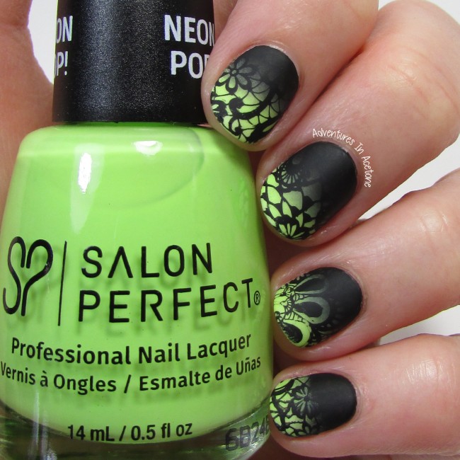 Salon Perfect Lace Nail Art gradient