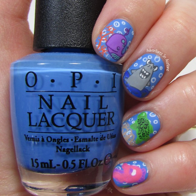 Under The Sea Nail Art with Bundle Monster BM-S166 2