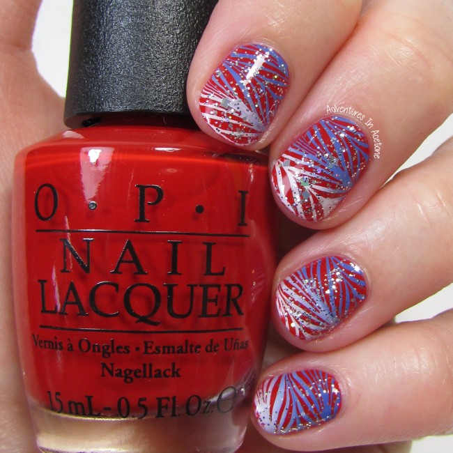 Patriotic Nail Art 2