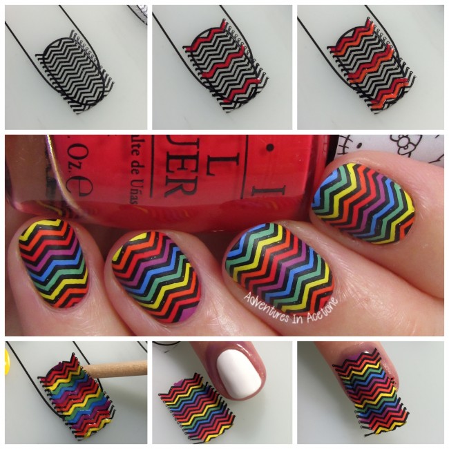 Chevron Tutorial Collage