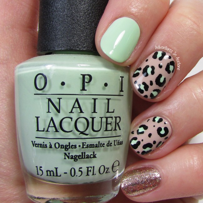 Gorgeous Green Leopard Nail Art  Leopard nails, Leopard nail art