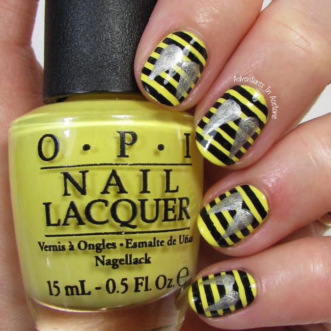 Bee Nail Art 1