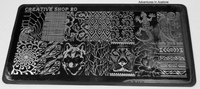 Creative Shop Stamping Plate 20